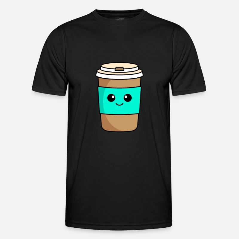 Café à emporter Comic T-shirt sport Homme