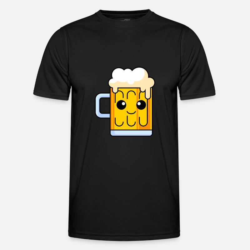 Bier Comic Männer Funktions-T-Shirt