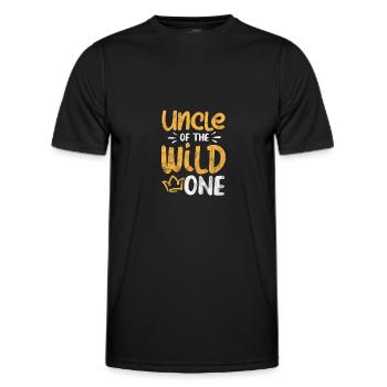 Oncle - T-shirt sport Homme - noir - Devant - AI Model Male 178 dark (178cm)