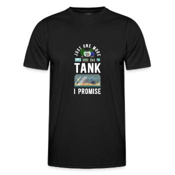Saltwater Aquarium Just One More - Men's Functional T-Shirt - black - Front - AI Model Male 178 dark (178cm)