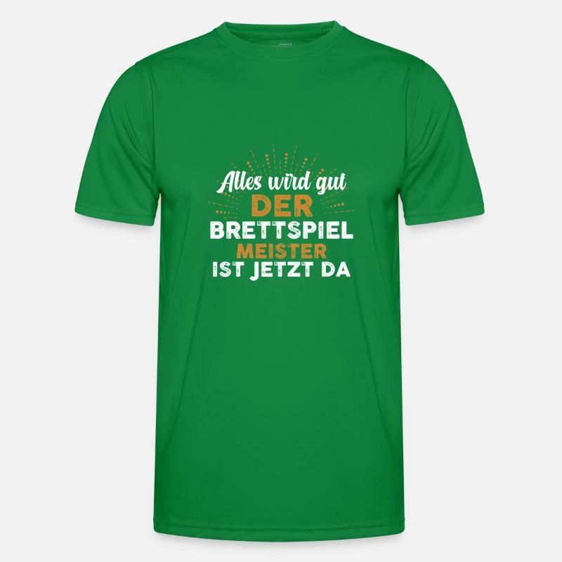 Brettspiele Männer Funktions-T-Shirt