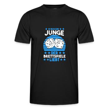 Brettspiel Brettspiele - Männer Funktions-T-Shirt - Schwarz - Vorne - AI Model Male 178 dark (178cm)