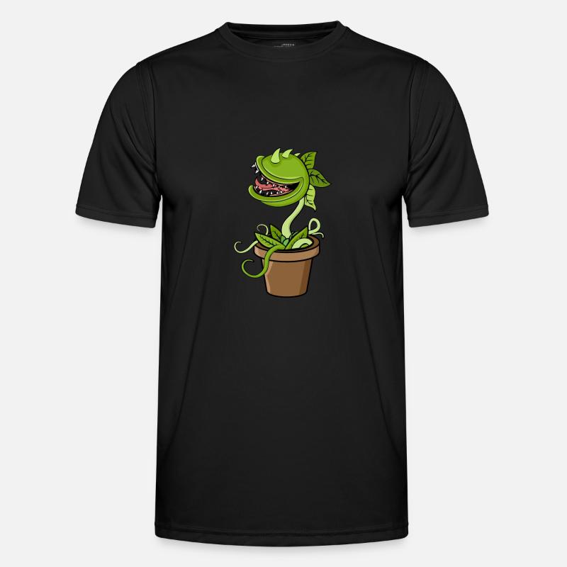 Carnivorous plant Venus flytrap - Men's Functional T-Shirt - black