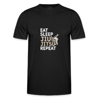 Jujitsu - T-shirt sport Homme - noir - Devant - AI Model Male 178 dark (178cm)