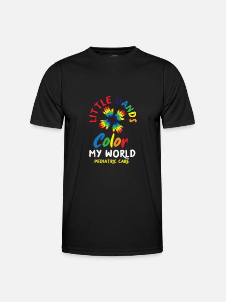 Kinderkrankenschwester Kinderkrankenpflegerin - Männer Funktions-T-Shirt - Schwarz