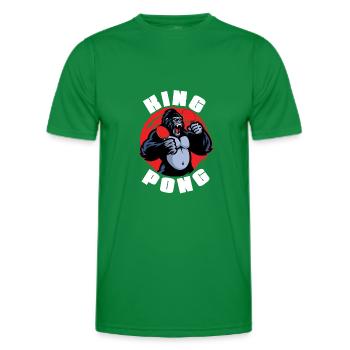 Tischtennis Ping Pong - Männer Funktions-T-Shirt - Kelly Green - Vorne - AI Model Male 178 dark (178cm)