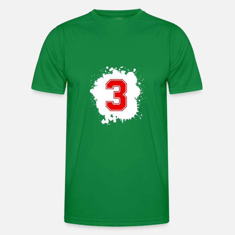 3 Nombre d’objets blob T-shirt sport Homme