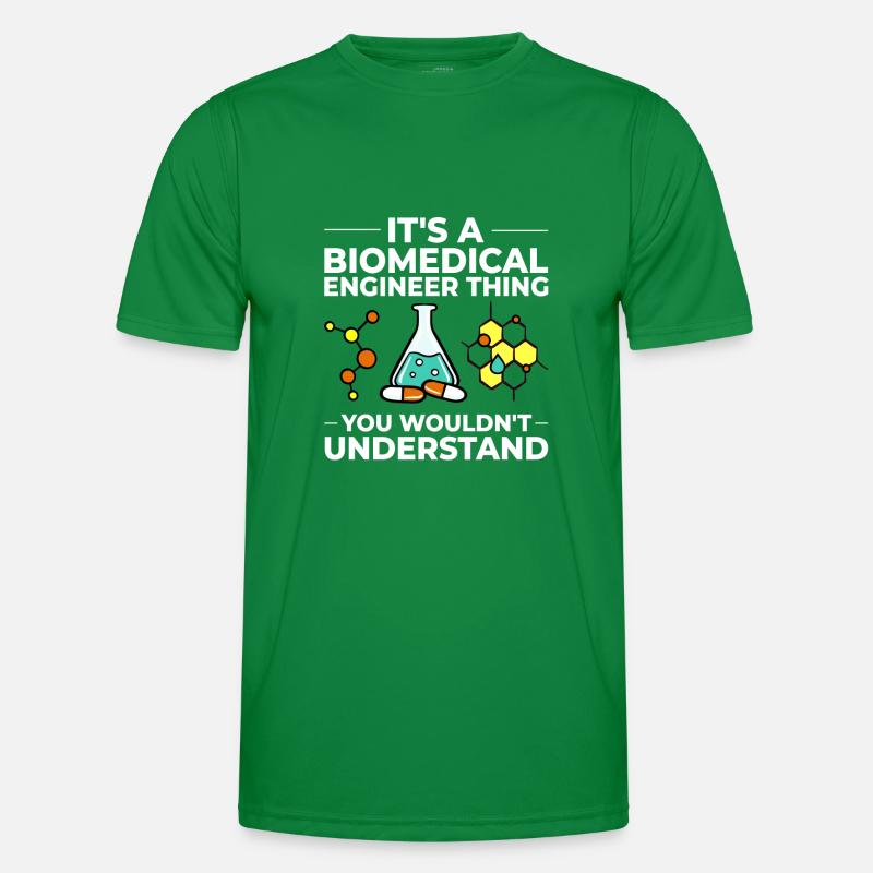 Biomedical Medical Technology Bioengineering Men's Functional T-Shirt