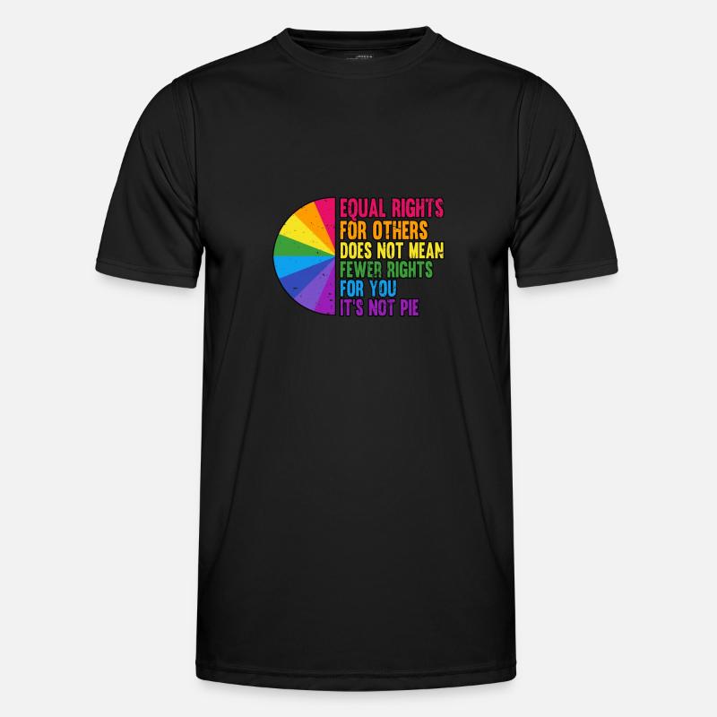 Equal Rights For Others LGBT Bi Pride Month Männer Funktions-T-Shirt