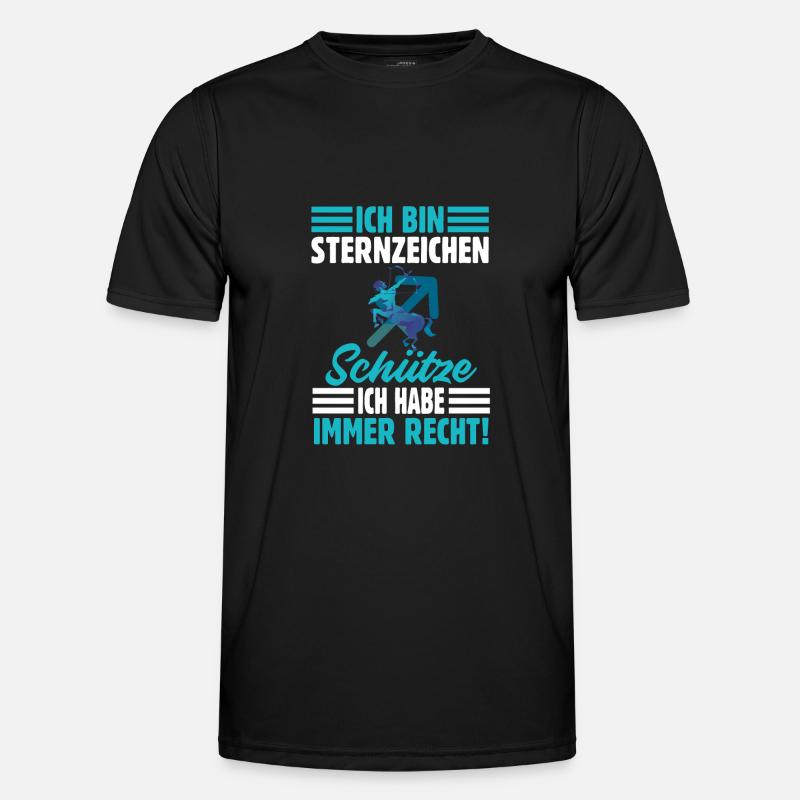 Sternzeichen Schütze Männer Funktions-T-Shirt