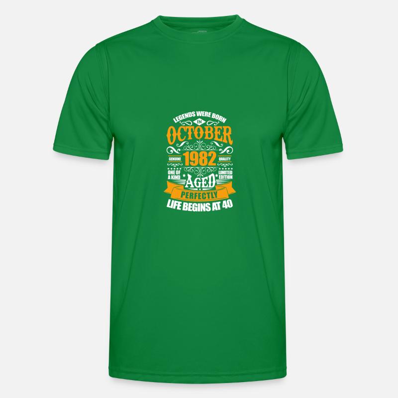 Octobre 1982 T-shirt sport Homme