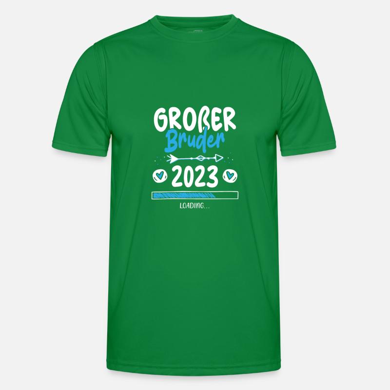 Großer Bruder 2023 Loading Herz Männer Funktions-T-Shirt