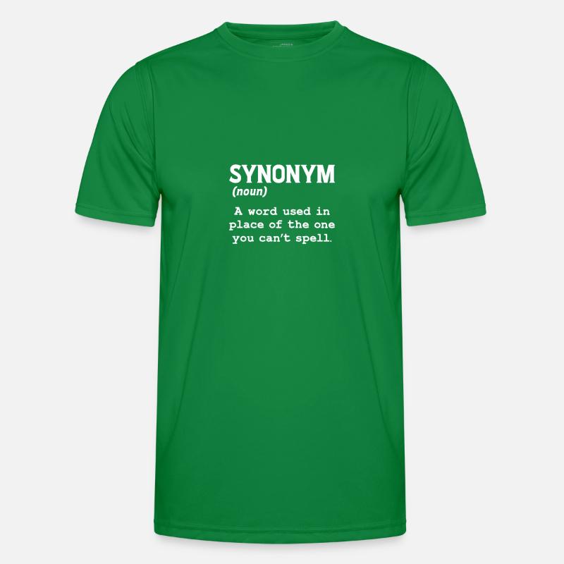 Grammatik Lehrer Schule Deutsch Lehrerin Geschenk Männer Funktions-T-Shirt