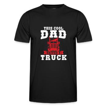 LKW-LKW-Antrieb-LKW Geschenk - Männer Funktions-T-Shirt - Schwarz - Vorne - AI Model Male 178 dark (178cm)