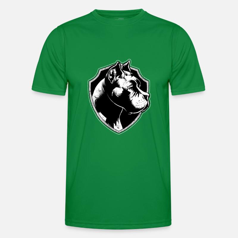 Cane Corso Abzeichen Männer Funktions-T-Shirt