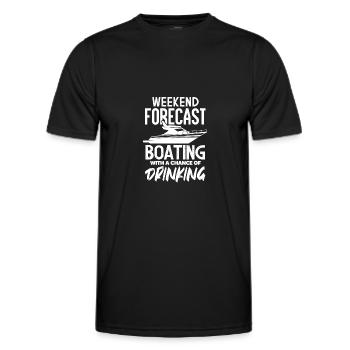 Capitaine - T-shirt sport Homme - noir - Devant - AI Model Male 178 dark (178cm)