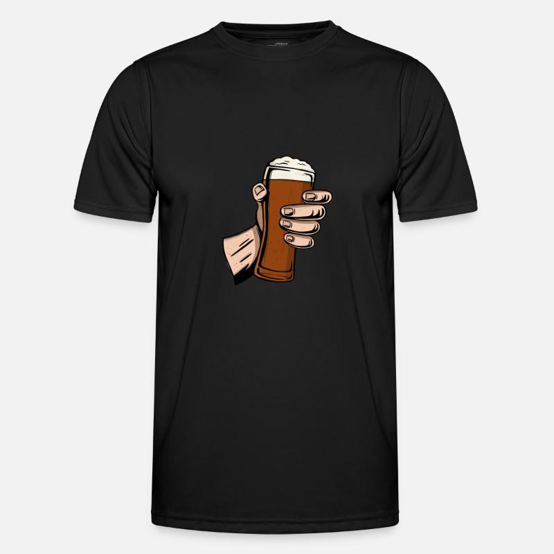 Craft Beer Hops Malt Brewer Men's Functional T-Shirt