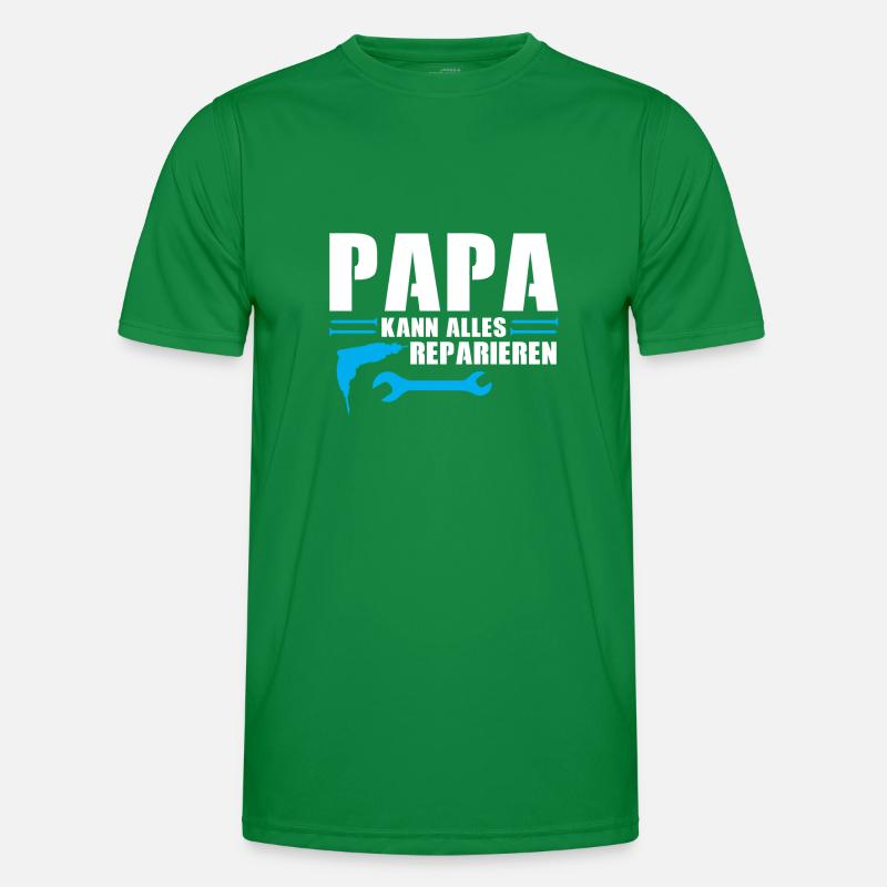 Papa Heimwerker Handwerker Geschenk Männer Funktions-T-Shirt