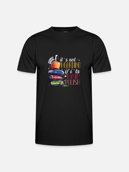 Nail Tech Nail Technician Manicurist Nails Artist - Men's Functional T-Shirt - black
