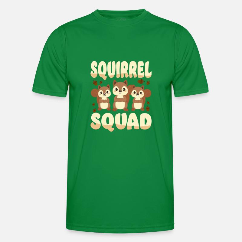 Squirrel Acorn Squirrel Squad Men's Functional T-Shirt