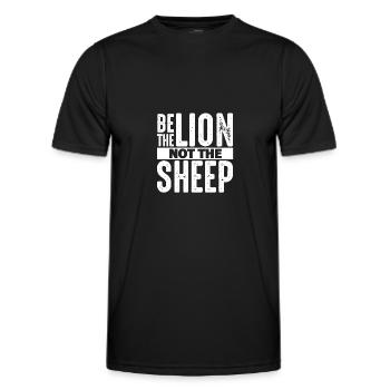 Motivation - T-shirt sport Homme - noir - Devant - AI Model Male 178 dark (178cm)