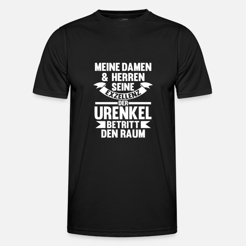 Urenkel - Männer Funktions-T-Shirt - Schwarz