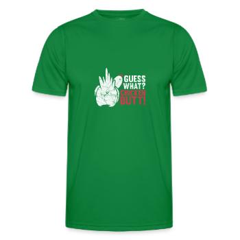 Chicken - Men's Functional T-Shirt - kelly green - Front - AI Model Male 178 dark (178cm)