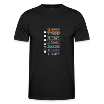 Motivation - T-shirt sport Homme - noir - Devant - AI Model Male 178 dark (178cm)