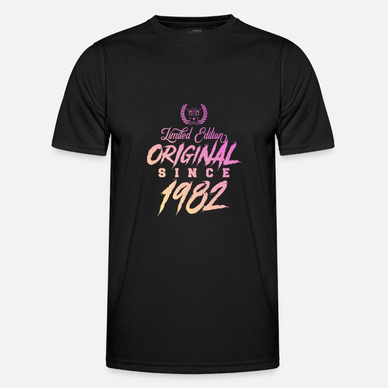 1982 limited edition Original - Männer Funktions-T-Shirt - Schwarz