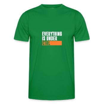 Ordinateur - T-shirt sport Homme - vert - Devant - AI Model Male 178 dark (178cm)