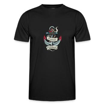 Insel Fehmarn I Sonneninsel Ostsee Ostholstein - Männer Funktions-T-Shirt - Schwarz - Vorne - AI Model Male 178 dark (178cm)