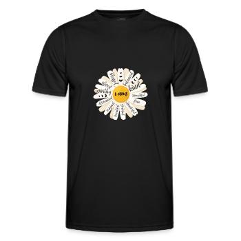 Motivation - T-shirt sport Homme - noir - Devant - AI Model Male 178 dark (178cm)