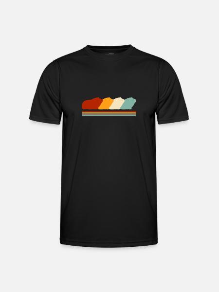 Funny Guinea Pig Owner Gift - Men's Functional T-Shirt - black