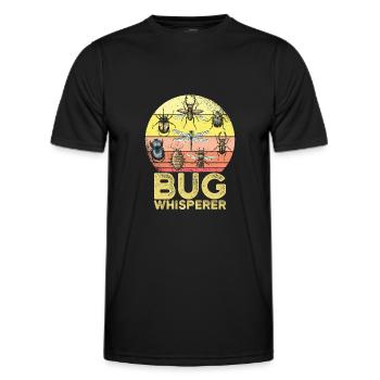 Bug Whisperer Kids Bug Hunter Gift - Männer Funktions-T-Shirt - Schwarz - Vorne - AI Model Male 178 dark (178cm)