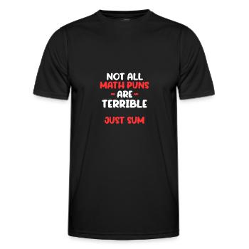 Mathematik - Männer Funktions-T-Shirt - Schwarz - Vorne - AI Model Male 178 dark (178cm)
