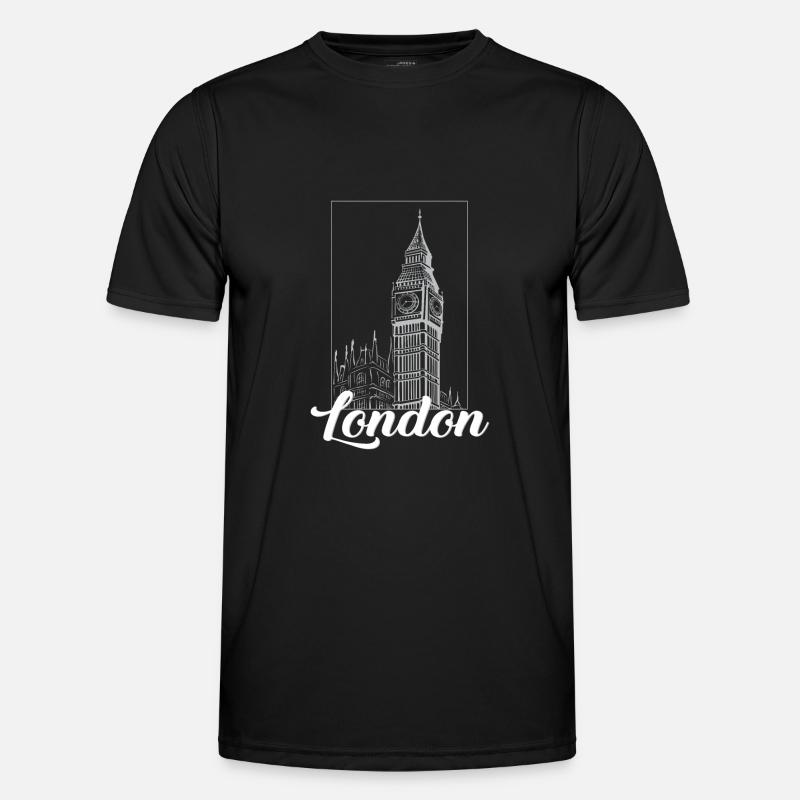 London Männer Funktions-T-Shirt