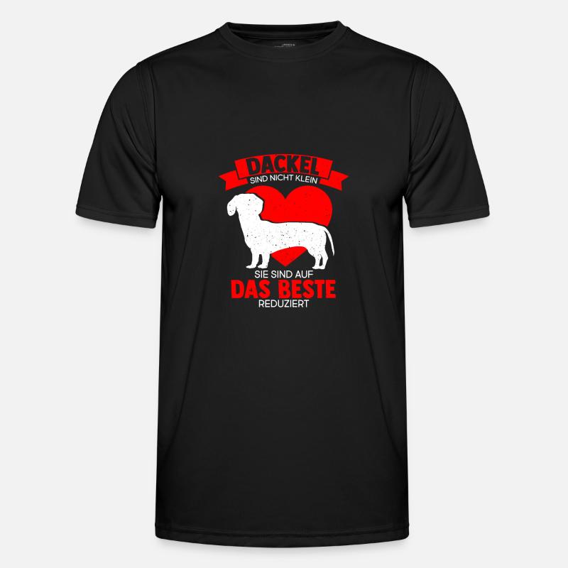 Dackel sind auf das Beste Reduziert Dackel Geschen Männer Funktions-T-Shirt
