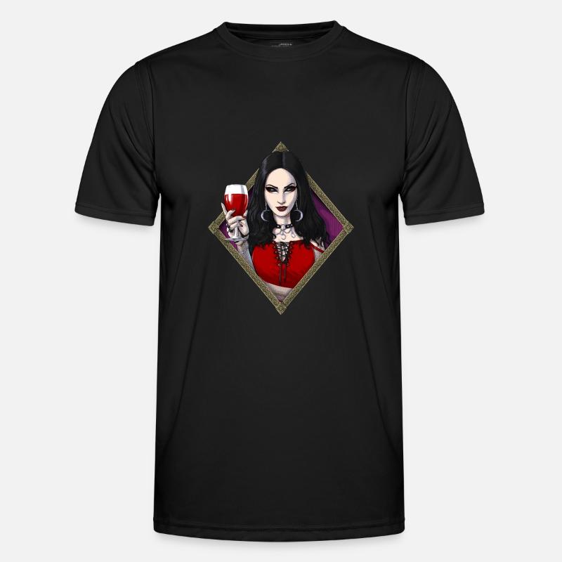 Gothic Witch Alien Goth - Maglietta sportiva per uomo - nero