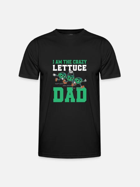 Lettuce Daddy - Men's Functional T-Shirt - black