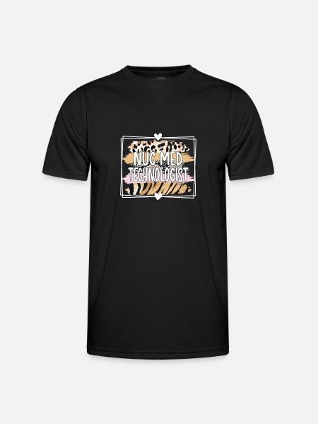 Medizinischer Radiologietechnologe Nuklearmedizin - Männer Funktions-T-Shirt - Schwarz