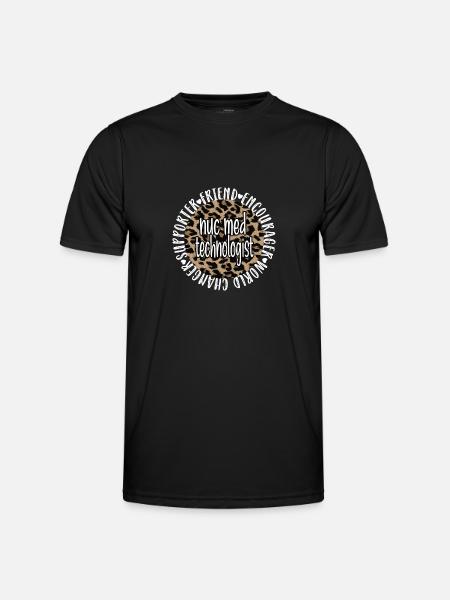 Medical Radiology Technologist Nuclear Medicine - Men's Functional T-Shirt - black