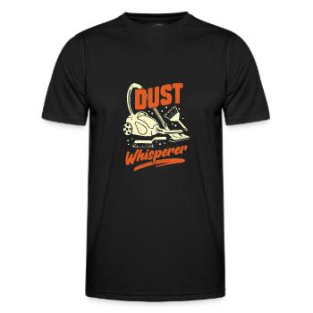 Lustiges Staubsaugen Reinigungskraft Geschenk - Männer Funktions-T-Shirt - Schwarz - Vorne - AI Model Male 178 dark (178cm)