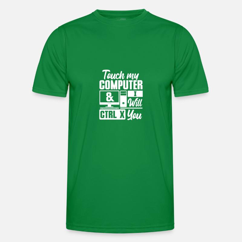 Computer Männer Funktions-T-Shirt
