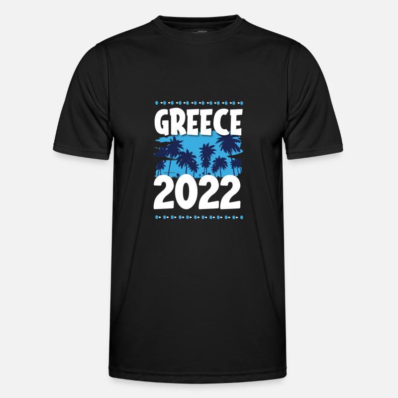 Greece 2022 - Men's Functional T-Shirt - black