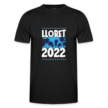 Lloret De Mars 2022 - T-shirt sport Homme - noir - Devant - AI Model Male 178 dark (178cm)