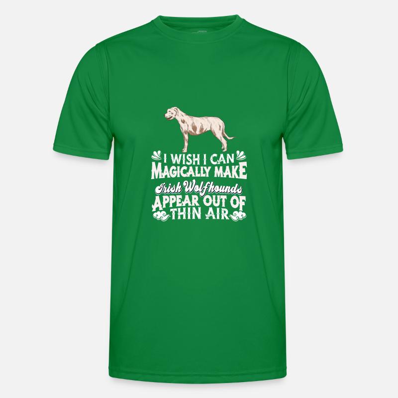 Irish Wolfhound Dog Men's Functional T-Shirt