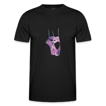 Balletttänzerin Ballerina Balletttanz Ballerina - Männer Funktions-T-Shirt - Schwarz - Vorne - AI Model Male 178 dark (178cm)