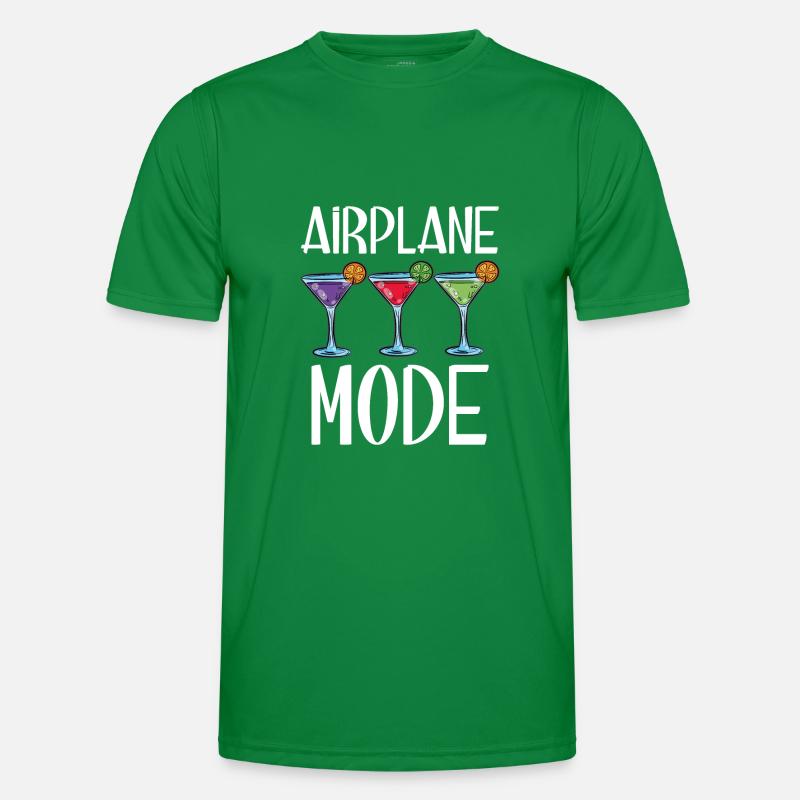 8 Airplane Mode copy Männer Funktions-T-Shirt