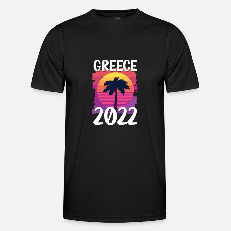 Greece 2022 - Men's Functional T-Shirt - black