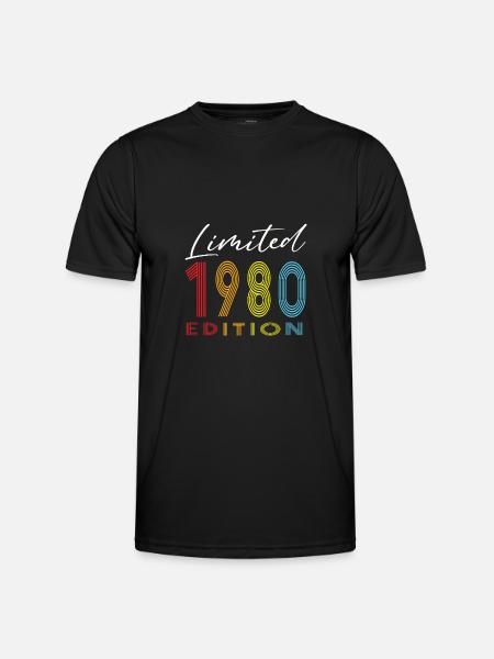 Édition limitée 1980 - T-shirt sport Homme - noir